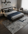 Modern grey&blue Turkish imported rugs