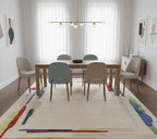 Abstract Borderline Handtufted Rugs