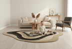 Coffee Spill Luxe Irregular Rugs