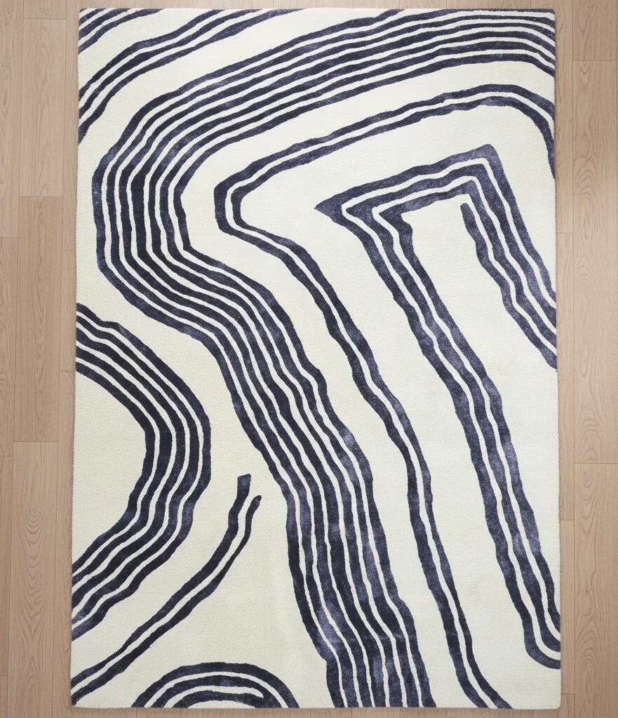 Ink Currents Handtufted Rugs