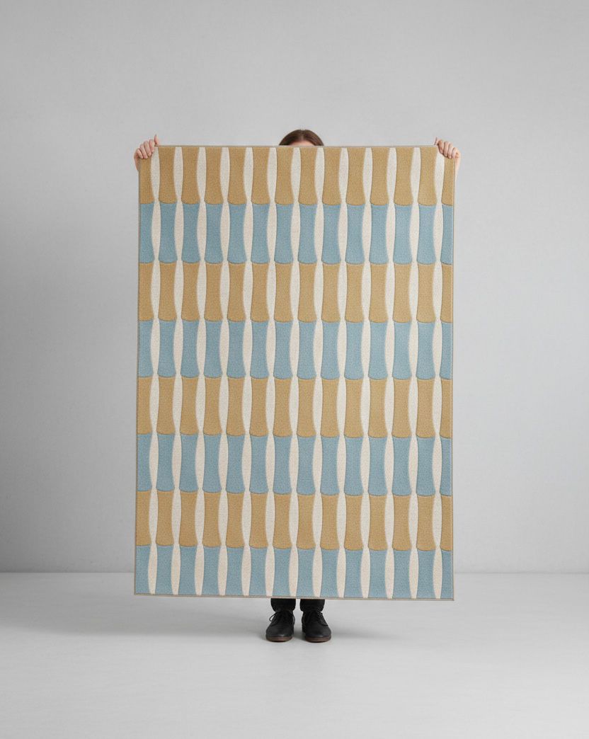 Bamboo Lattice Handtufted Rugs