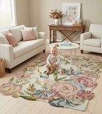 Flora in Focus Irregular Rugs