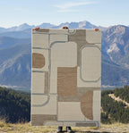Soft Stone Geometry Handtufted Rugs