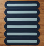 Blue Caterpillar Irregular Rugs
