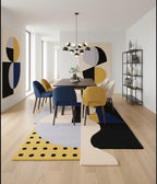 Polka-Dot Horizon Irregular Rugs