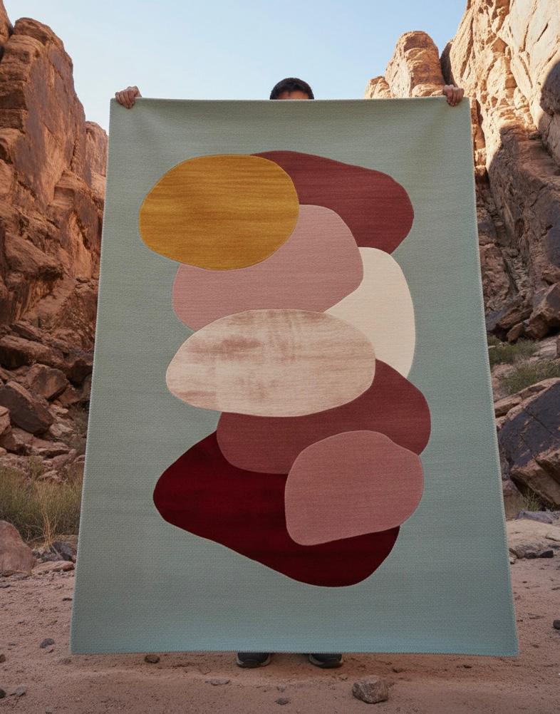 Muted Mosaic Handtufted Rugs