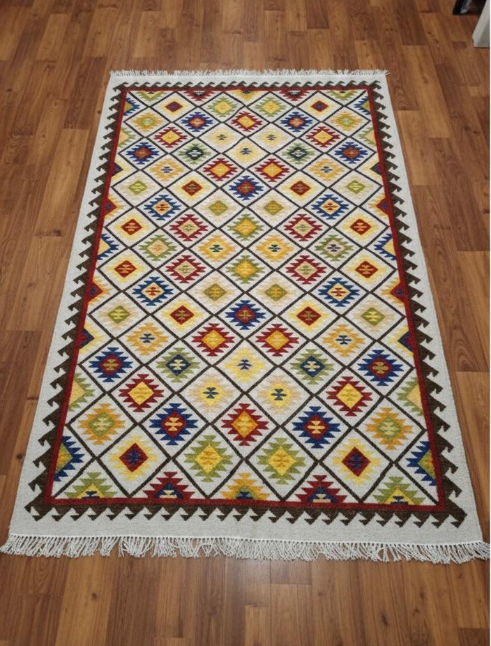 Modern Anatolian Kilim Area Rug