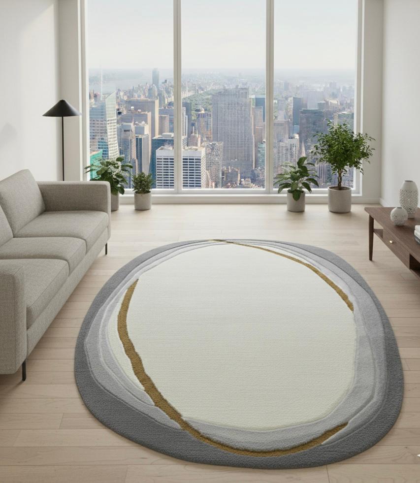 The Sculpted Echo Irregular Rugs