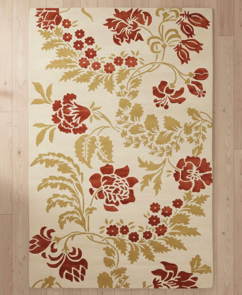 Vintage Vine Tapestry Handtufted Rugs