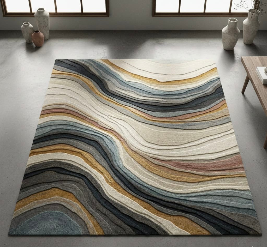 Modern fluidity Handtufted Rugs