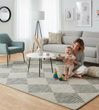 The Linear Diamond Handtufted Rugs