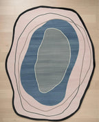 Pink Petal Drift Irregular Rugs