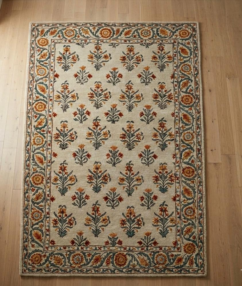 Saffron Garden Handtufted Rugs