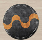The Amber Current Round Rugs