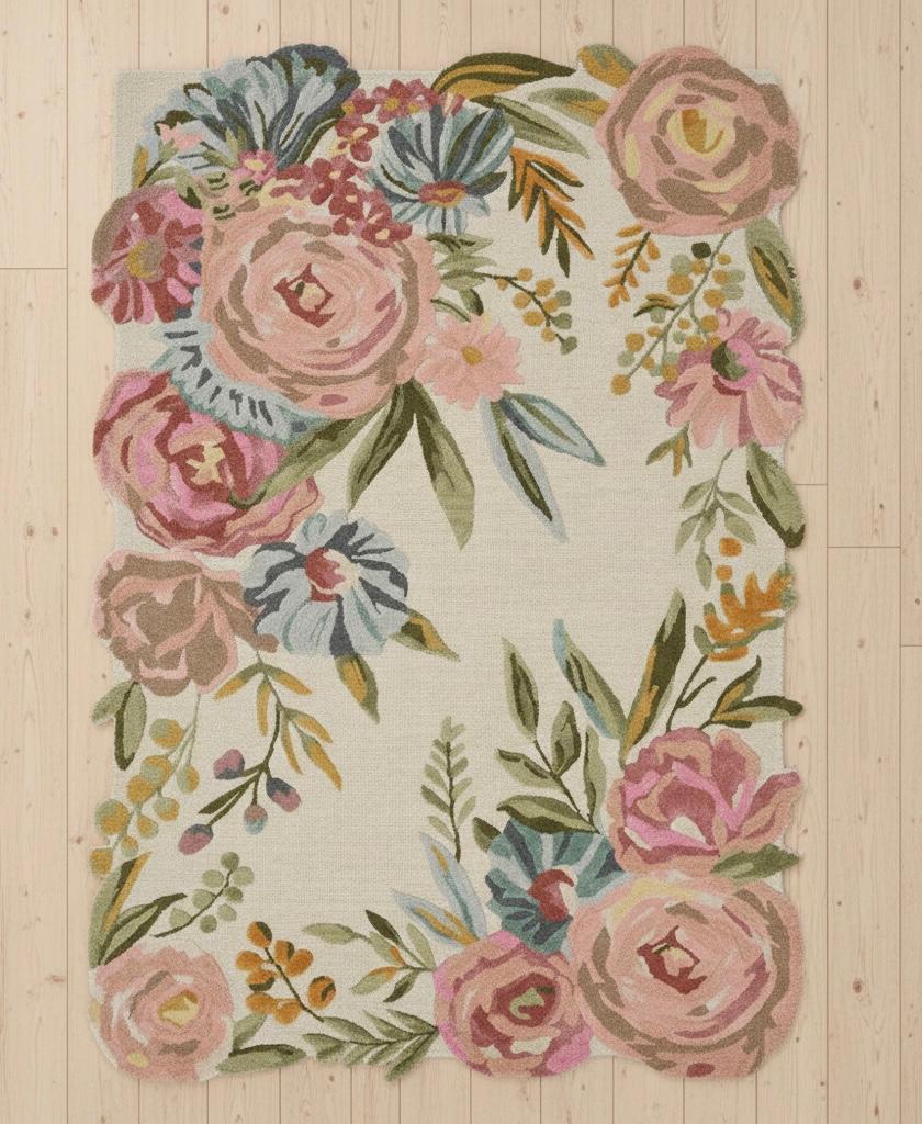 Flora in Focus Irregular Rugs