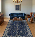 Midnight Indigo Persian Handtufted Rugs