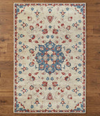 Floral Medallion Tufted Rug