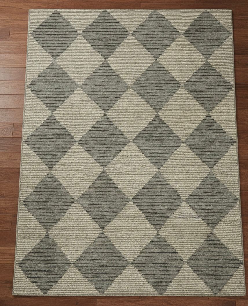 The Linear Diamond Handtufted Rugs