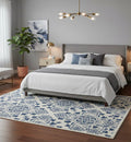 Blue Medallion Handtufted Rugs