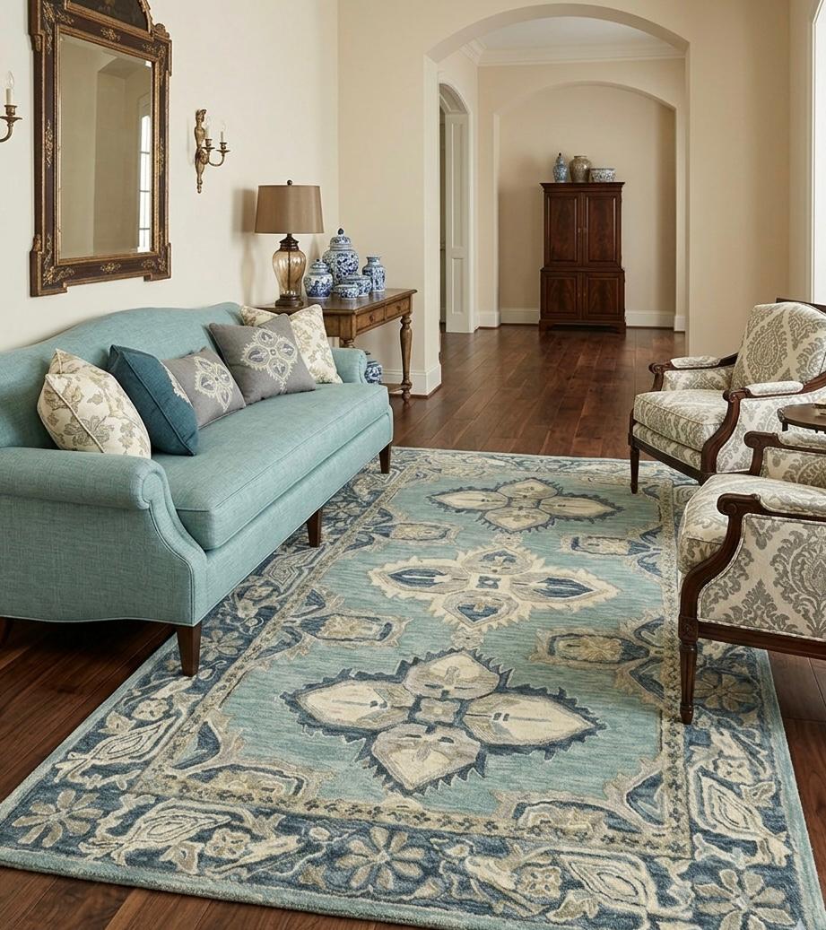 Muted Flora Handtufted Rugs