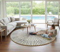 Solar Flare Round Rugs