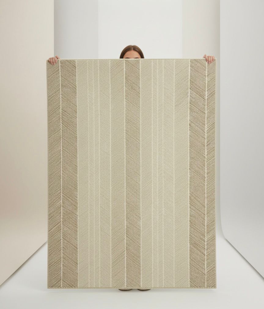 Herringbone Stripe Handtufted Rugs