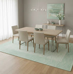 Serene Mint Border Rug