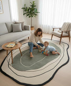 The Topographic Oasis Irregular Rugs