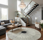 Solar Flare Round Rugs