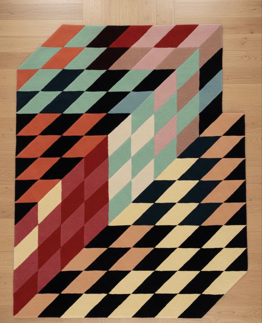 Chromatic Shift Irregular Rugs