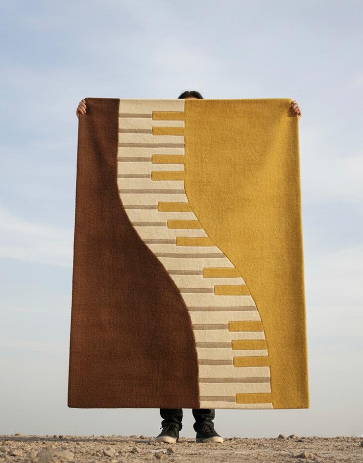 Piano Curve Handtufted Rugs