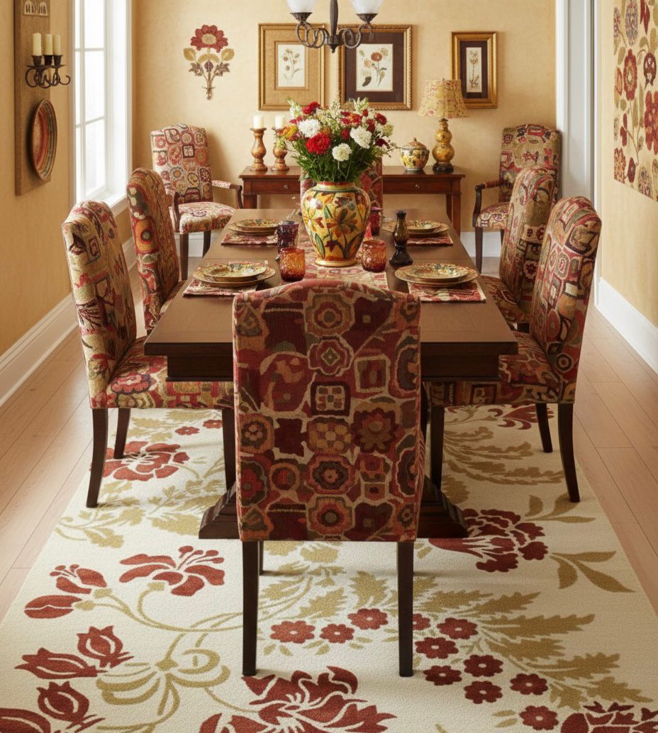 Vintage Vine Tapestry Handtufted Rugs