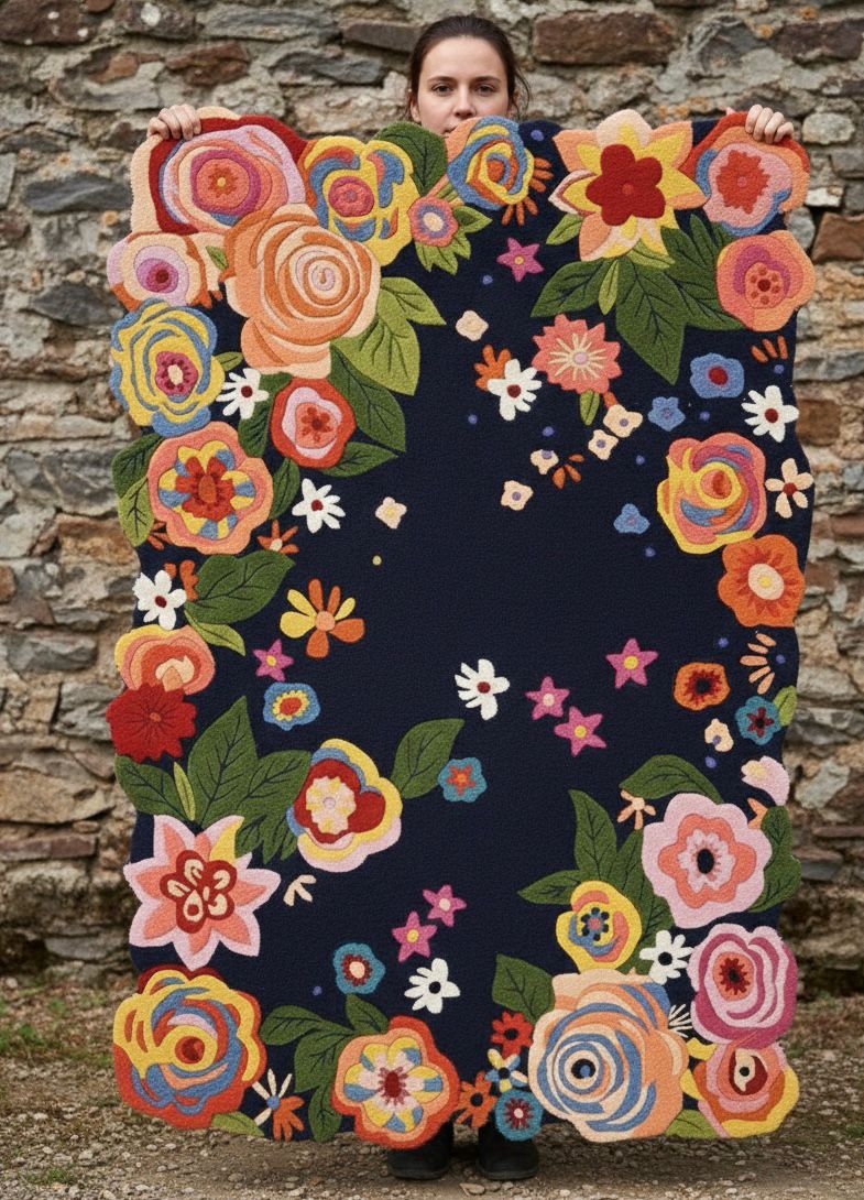 The Confetti Garden Irregular Rugs