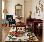 Jacobean Floral Handtufted Rugs