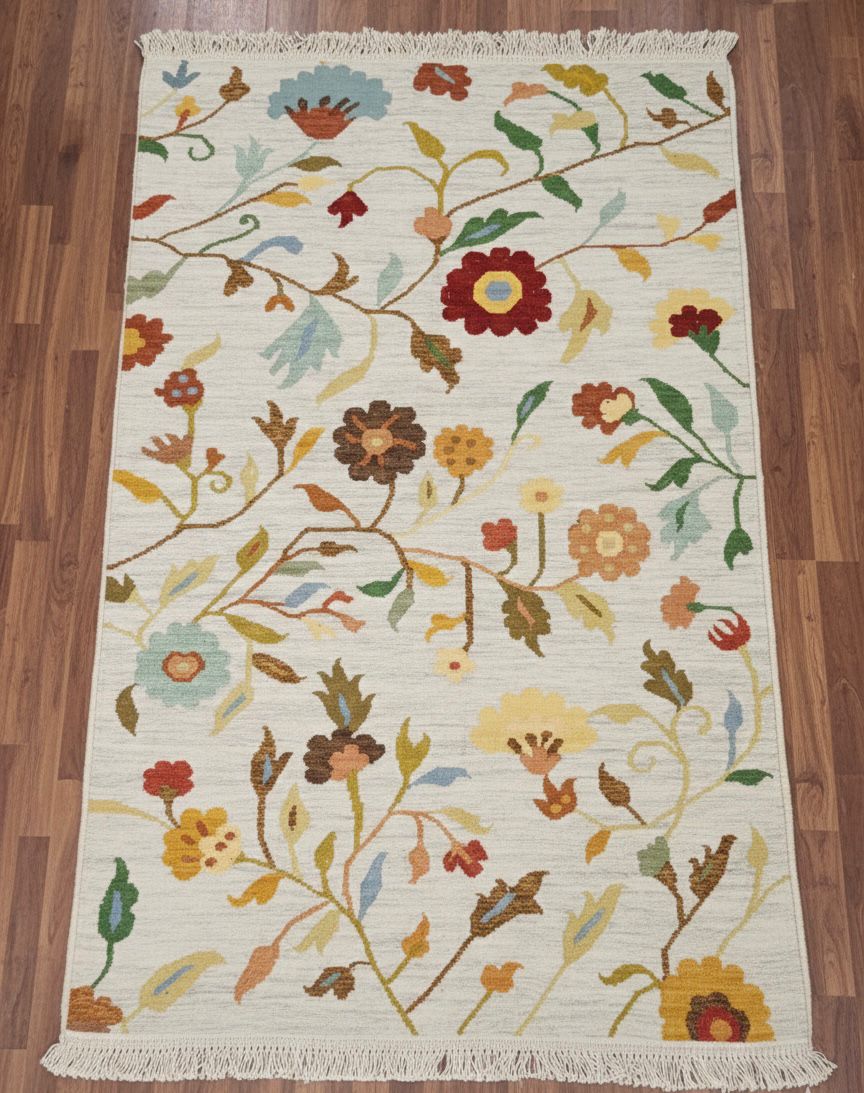 Autumn in Bloom Dhurrie Rugs