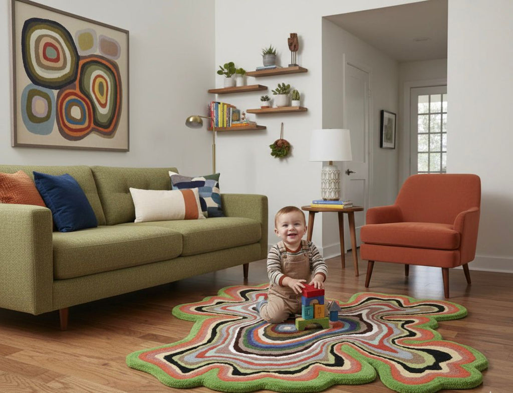 The Melting Spectrum Irregular Rugs
