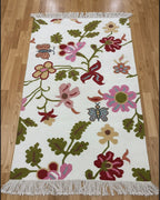 Bohemian Bloom Flatweave Dhurrie Rugs