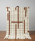 Mondrian in Rust Handtufted Rugs