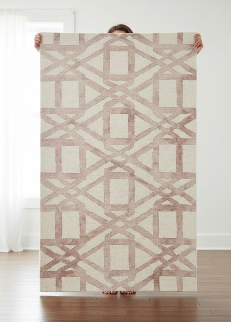 Watercolor Geometric Handtufted Rugs