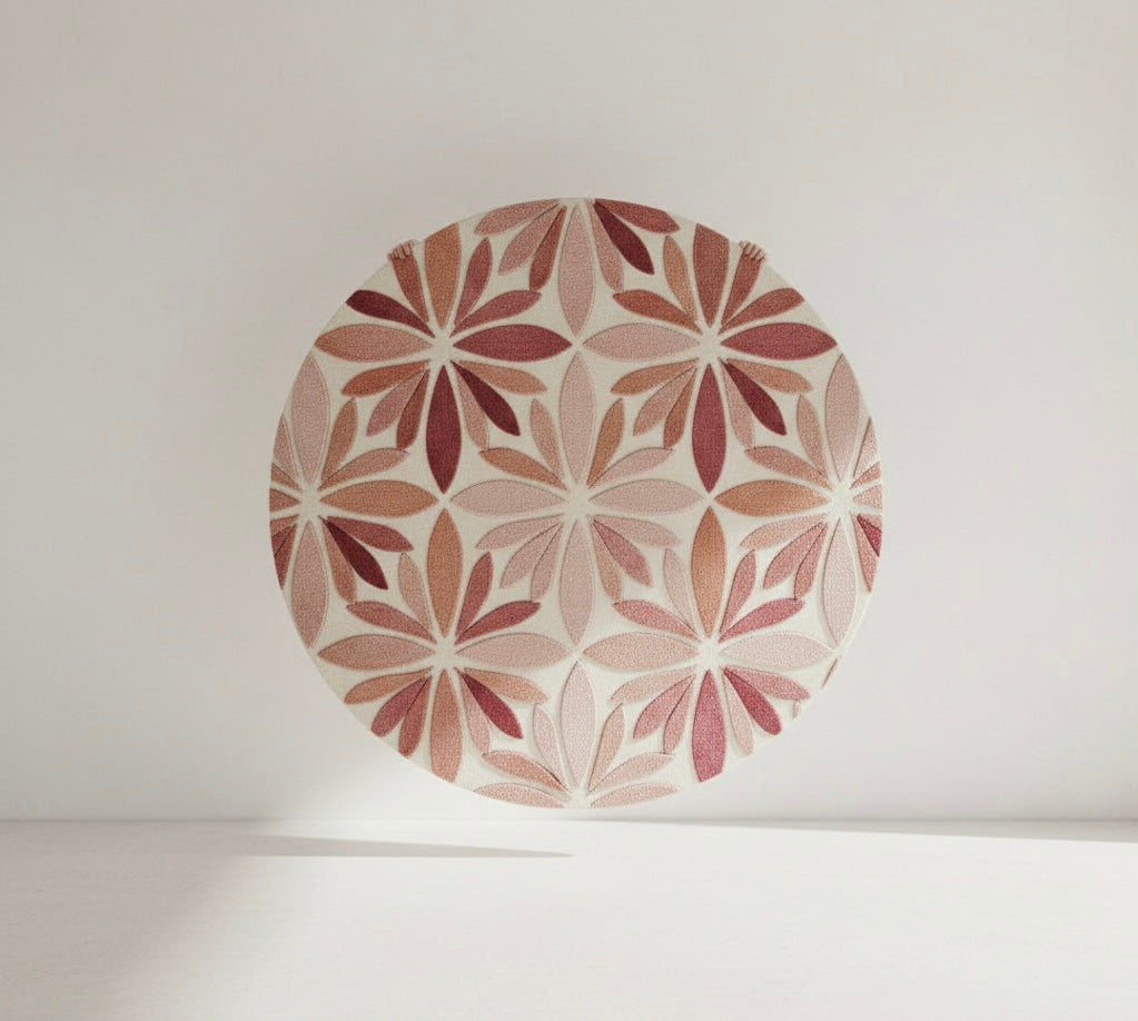 Rose Quartz Round Rugs
