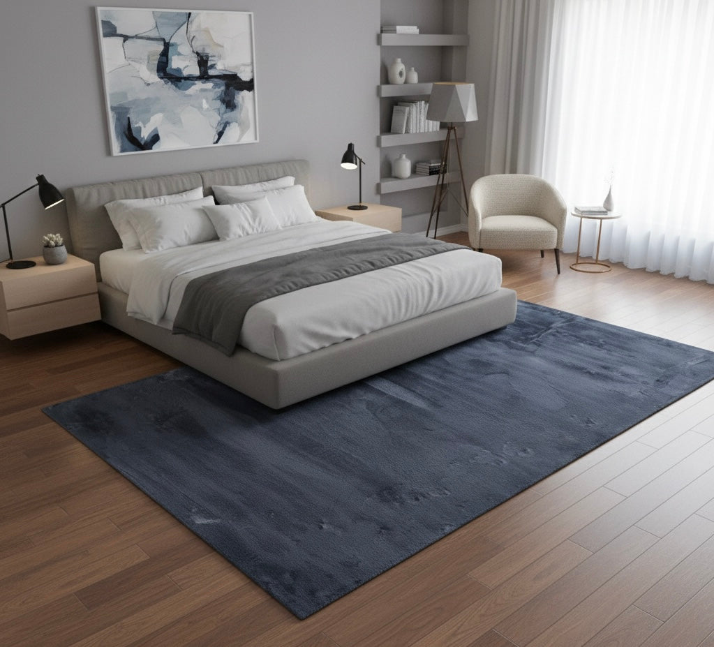Storm Grey Super Soft Rabbit Fur