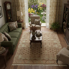 The Sandstone Diamond Handknotted Rugs