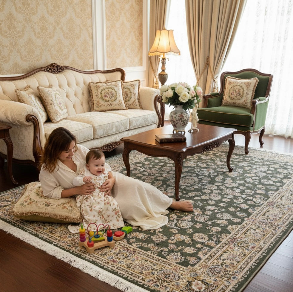 Sage & Cream Irani Rugs