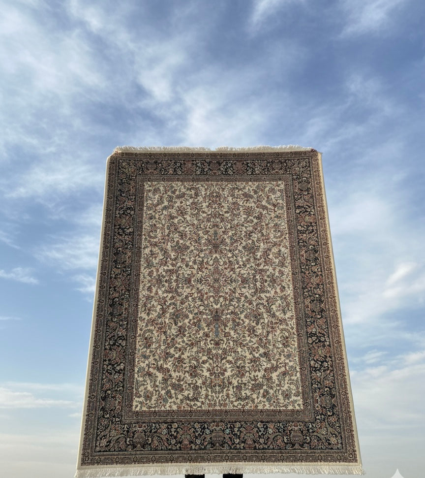 Ornate Isfahan Irani Rugs