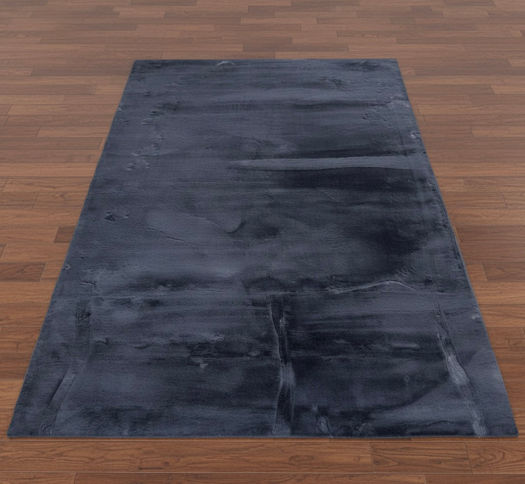 Storm Grey Super Soft Rabbit Fur