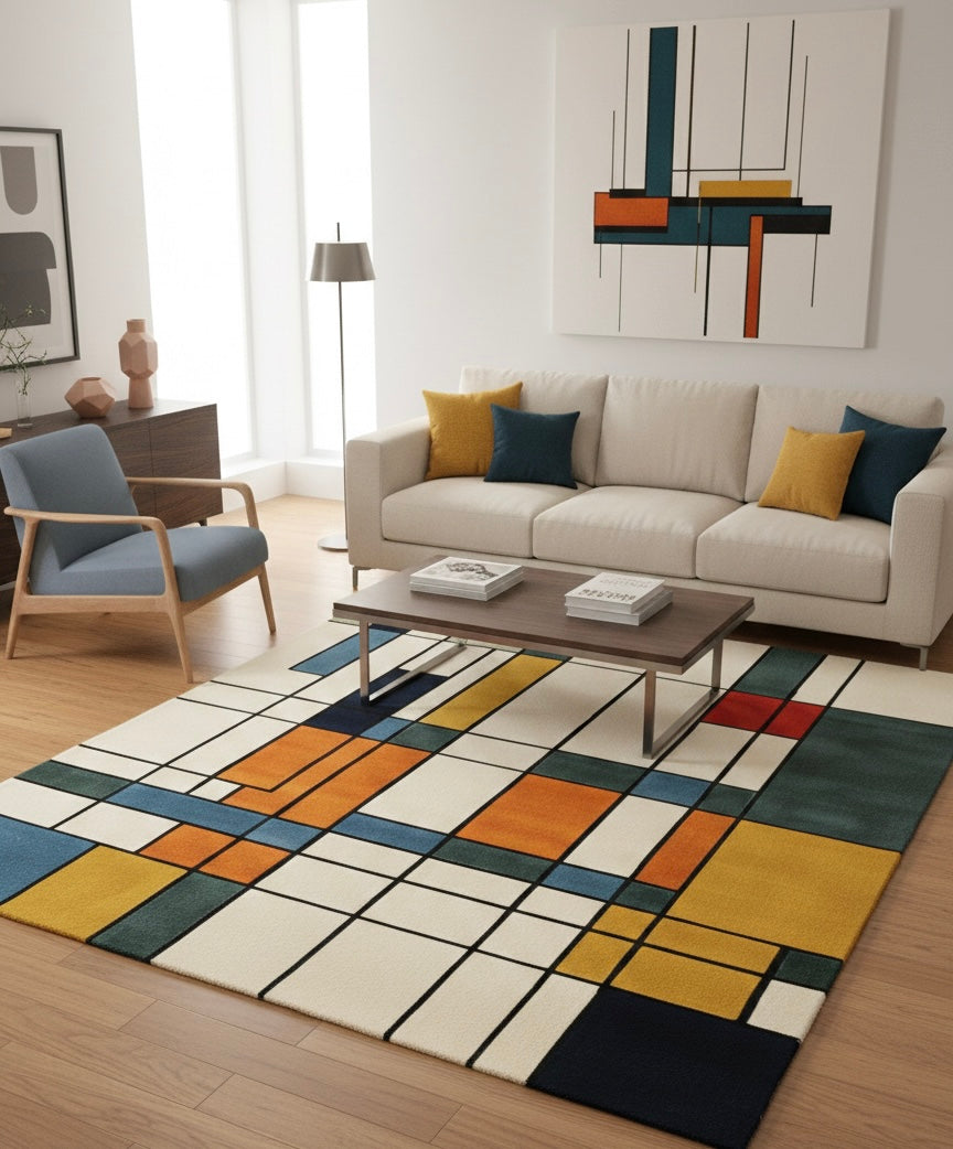 The Gridlock Handtufted Rugs