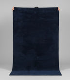 Deep Navy Blue Super Soft Rabbit Fur