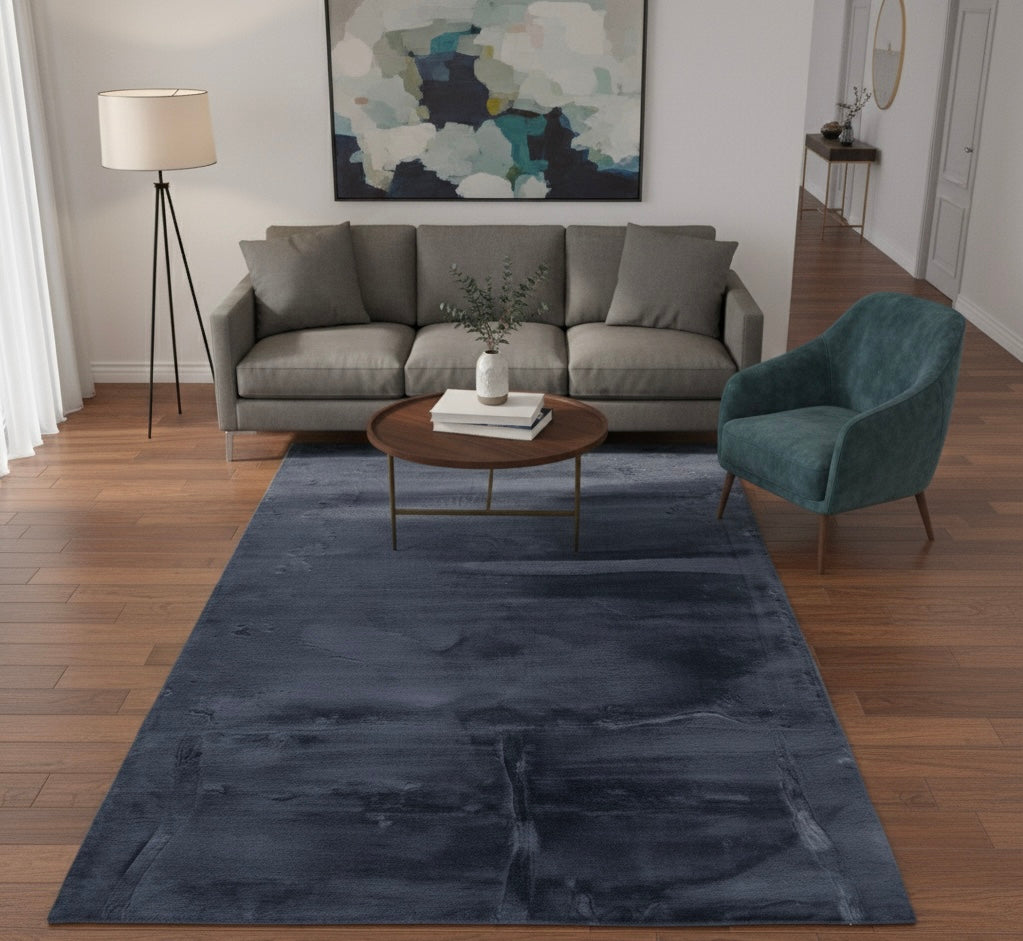 Storm Grey Super Soft Rabbit Fur