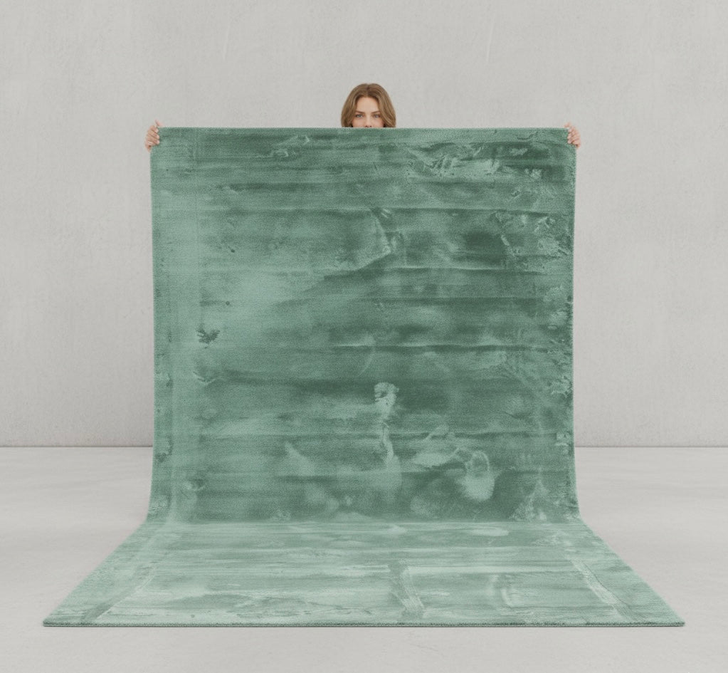 Sage Green Super Soft Rabbit Fur