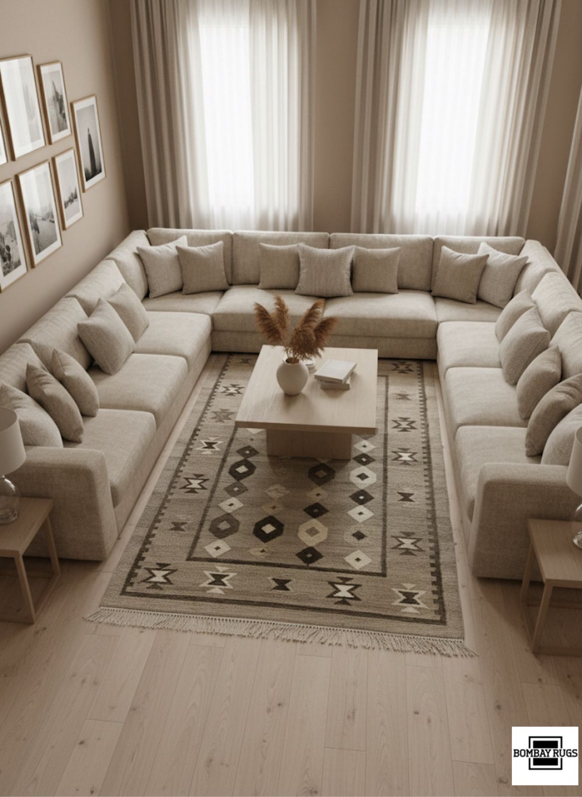 Kilim Geometric Pattern Dhurrie